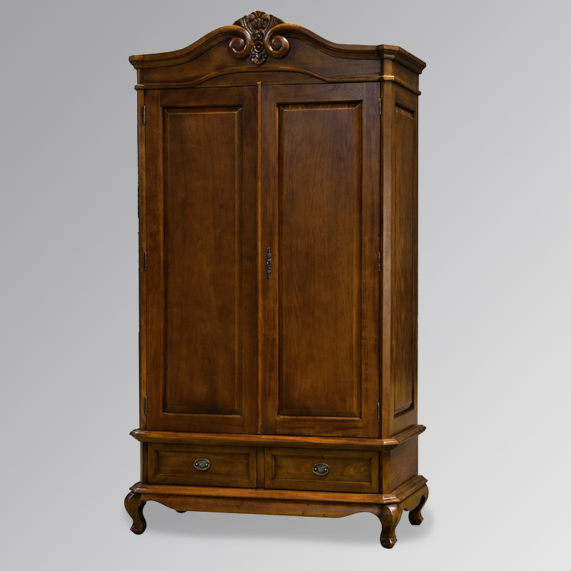 Chantilly Double Armoire - Chestnut Colour - Image 3