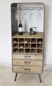 Wooden Wine Glass Rack