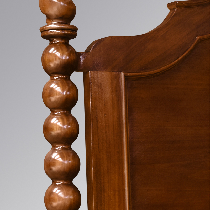 Montpelier Four Poster Bed - Chestnut Colour - Image 8