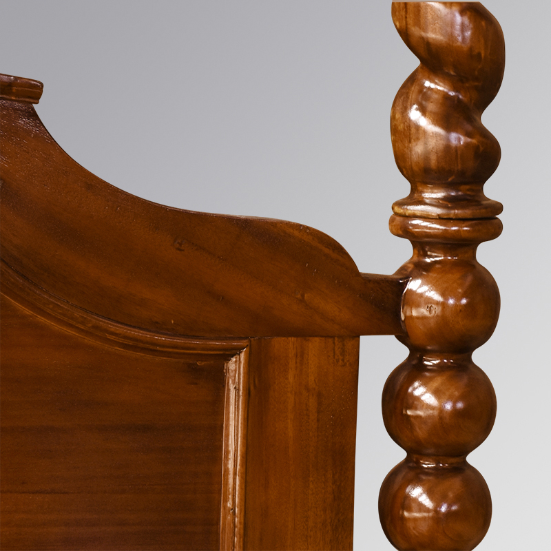 Montpelier Four Poster Bed - Chestnut Colour - Image 9