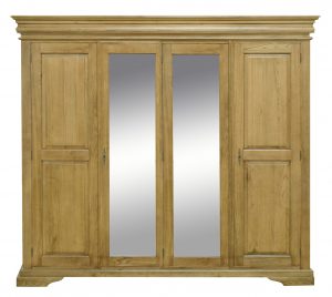 Provence Quadruple Wardrobe - Center Mirrors