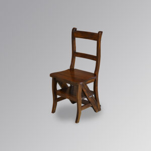 Solid Mahogany Library Steps with Cabin Clasp