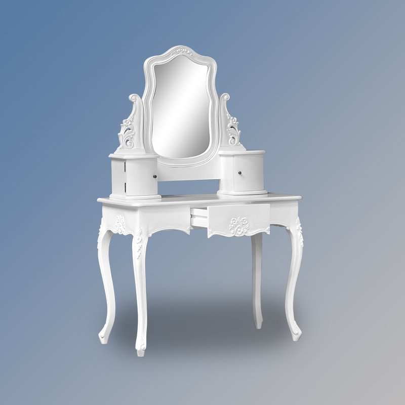 Louis XV Julliette - Dressing Table - French White Colour - Image 2